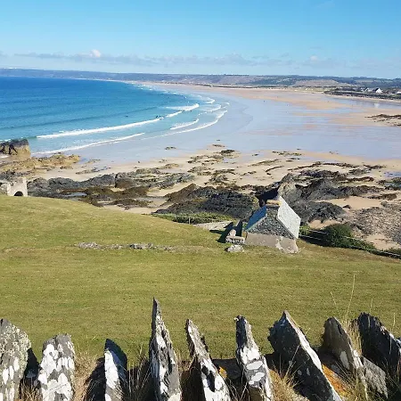Les Gîtes d' Herquetot  les Bruyères Vasteville Extérieur photo